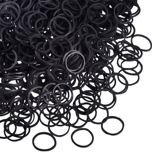 Pastell Haarschmuck 1000 Mini-Gummibänder, weiche Gummibänder für
