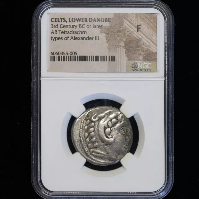3Rd Century Ar Tetradrachm Alexander Iii Lower Danube Celts Ngc F Ancient Greek 3Rd Century Ar Tetradrachm Alexander Iii Lower Danube Celts Ngc F Ancient Greek
