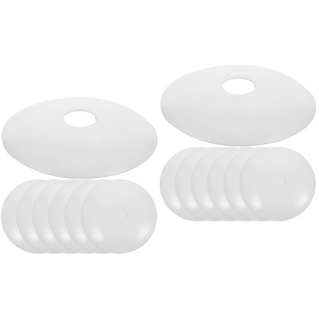 12 Pcs Lamp Cover Chandelier Base Tray LED Light Cover Home Décor Decorate