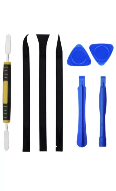 8PC Cell Phone Repair Opening Pry Disassemble Tool Set Spudger Plastic Metal Kit
