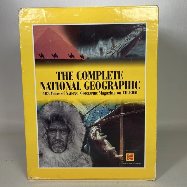 THE COMPLETE NATIONAL Geographic Magazine 108 Years On CD