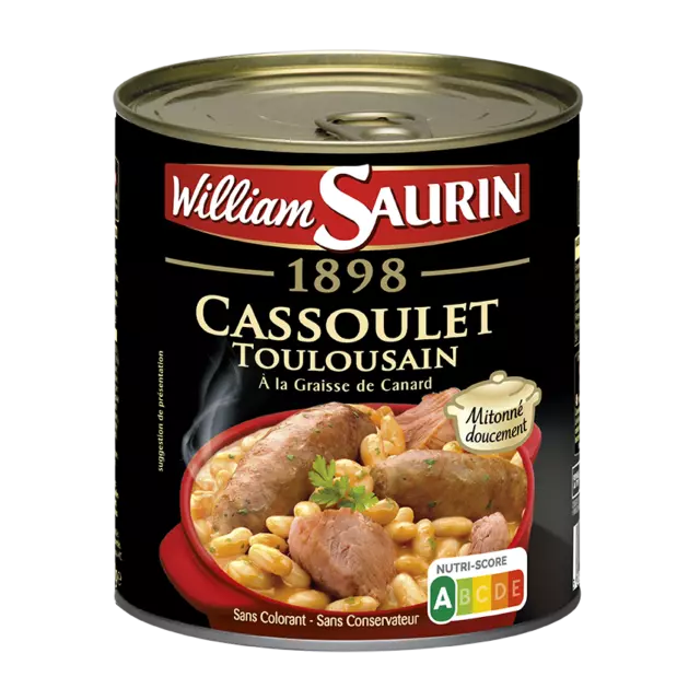 William Saurin Cassoulet Toulousain A la Graisse de Canard mit Entenschmalz