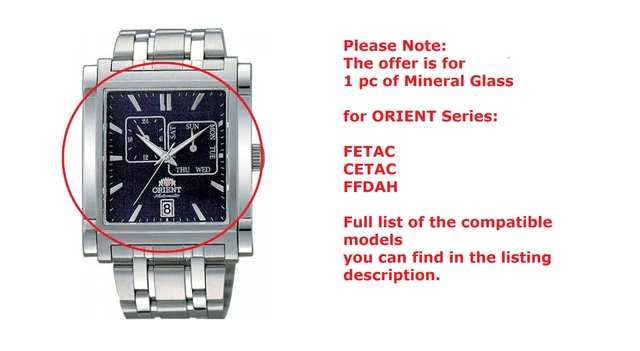Ebel Originale Vetro Sport Classico 1187141 Vetro per Orologio Con