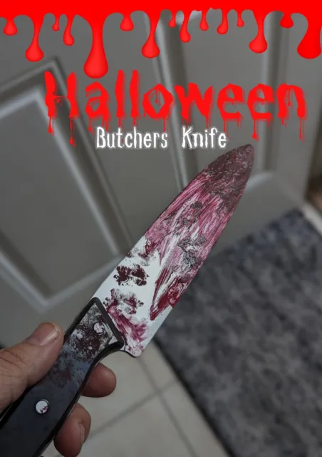 Michael Myers Halloween Kills Butcher Knife Prop Trick or Treat Bloody Ends Lori