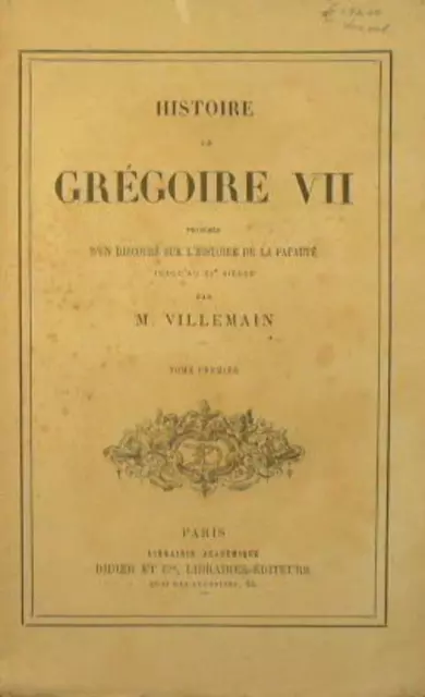 Histoire De Gregoire VII