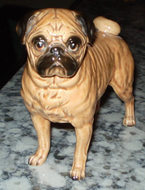 Ceramic Pug Figurine