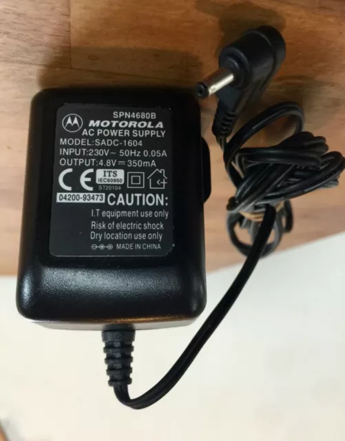 Motorola SPN4680B SADC-1604 AC Power Supply Charger