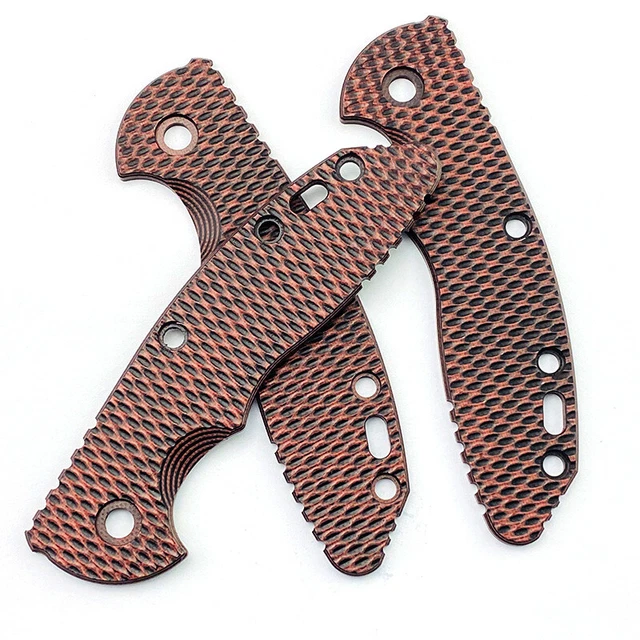 XM18 Poignée antidérapante pour lame à tige pour couteaux Rick Hinderer XM18