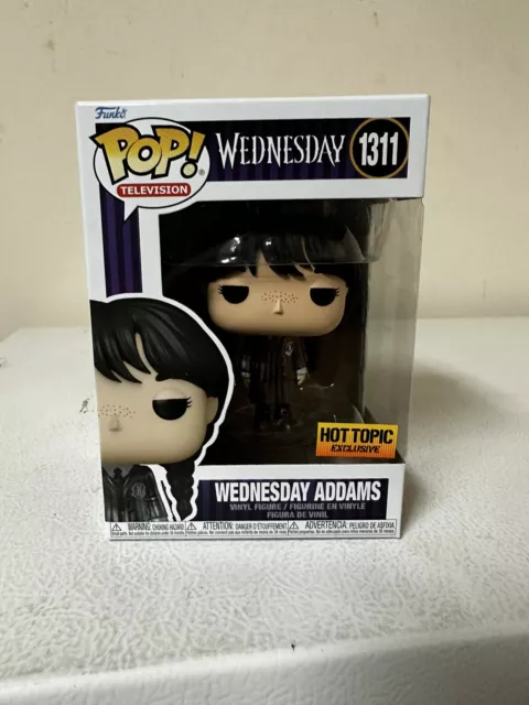 Funko Pop! Netflix Wednesday Addams #1311 Metallic Hot Topic Exclusive