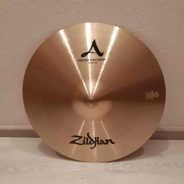 Zildjian A Medium Thin 16" Crash Cymbal Bronze Custom Becken