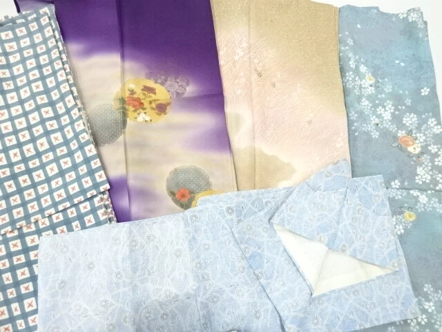 40338# Japanese Kimono / Antique Kimono / Set Of 5