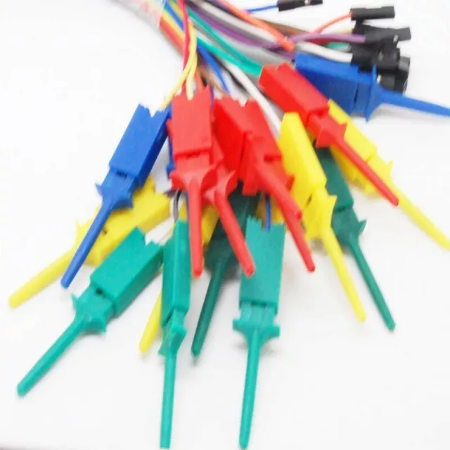 10 Pcs for Arduino Kabel Draht Set Test Haken Clip Logik Analysator Dupont 2