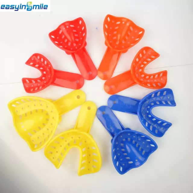 25Pcs Dental Ortho Impression Trays disposable Middle/Small  For Adult/Child