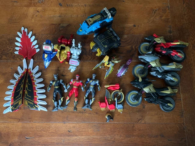 POWER RANGERS WILD Force Figure Bundle Megazord Armadillo & More Bandai ...