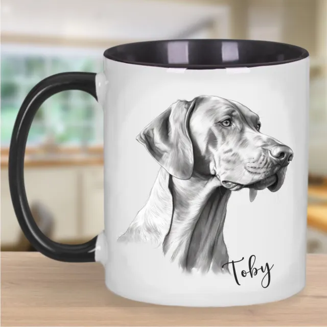 Personalised Pet Dog Mug Vizsla , Ideal Gift Present