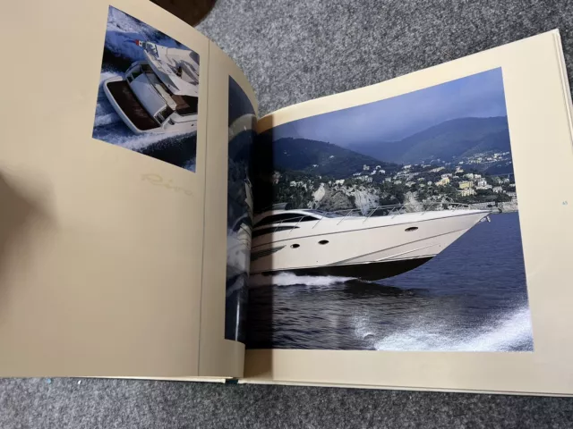 RIVA Luxury Yacht Hardcover Book 2003 Sales Brochure - 100 Pages + Specs