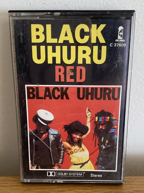 BLACK UHURU RED Cassette Island Records 1981 RARE Reggae