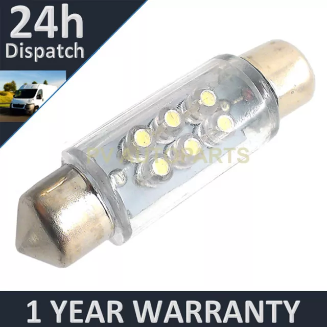 1X Pink Number Plate Interior Light Dome Led Bulb 30 36 39 42 44Mm Festoon Oa