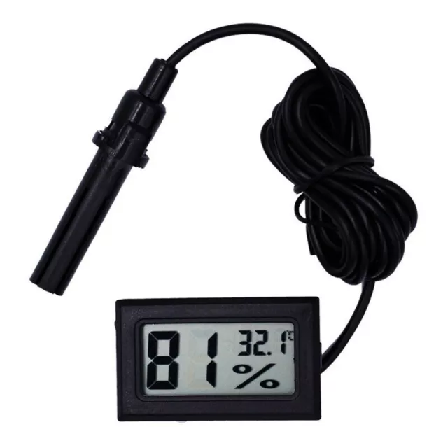 Schränke Digitales Thermometer-Hygrometer Automobile Batterie Box Büros Häuser