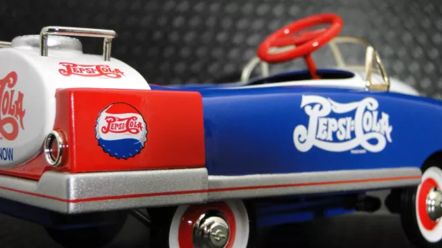 Pepsi Cola1940Ford MINI Pedal Car Pickup Truck Wagon Metal Collector Model Race