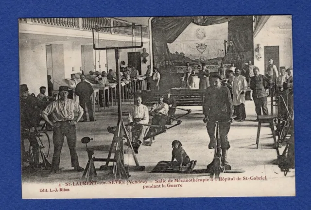 Cf / postcard - CPA / St Laurent-sur-Sèvre / St-Gabriel Hospital 1914/1918