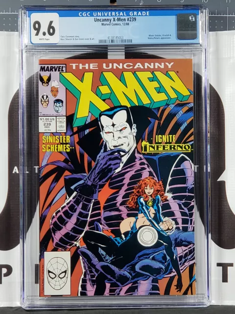 Uncanny X-Men #239 CGC 9.6 **1st Cover Mr Sinister**Marvel Comics 1988**