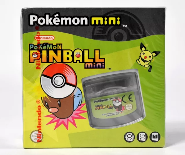 Nintendo Pokémon Pinball Mini,European Version,Red Strip,neu