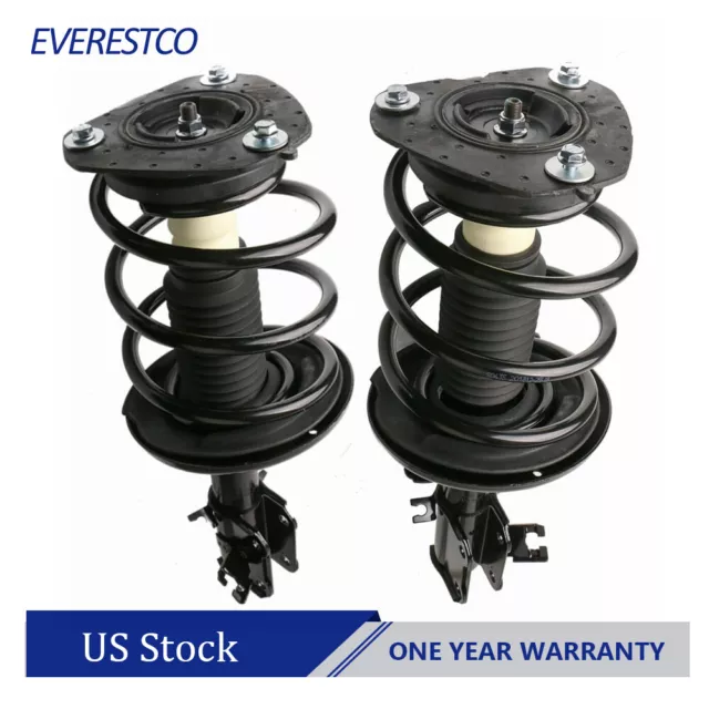 Set(2) Front Quick Complete Struts For 2007-2012 Nissan Altima 172392 172393