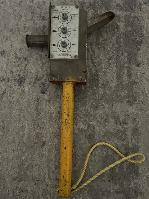 Olympic 220D Cable Wire Rope Measure Counter W Stand Length