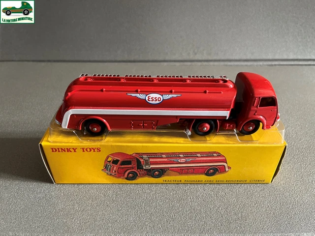 cisterna esso camión tracteur panhard remorque - Comprar Coches a