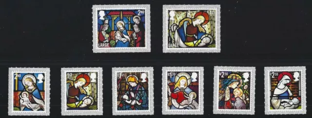 Great Britain 2020 Christmas Self Adhesive Set Of 8 Unmounted Mint, Mnh