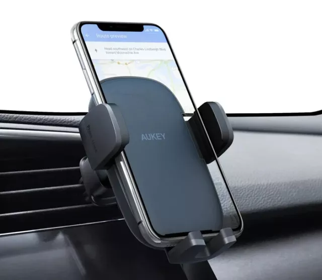 Aukey HD-C58 Supporto Porta Telefono Cellulare per Auto 360 Bocchette Aria NEW 2