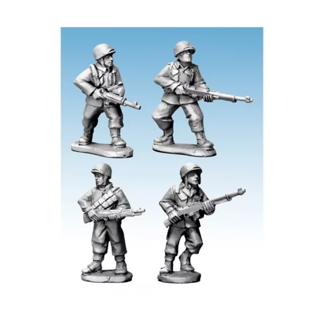 Artizan Designs WWII US Mini 28mm US Infantry BAR Teams (Late War) Pack New