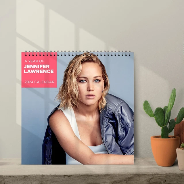 JENNIFER LAWRENCE CALENDARIO 2024, Jennifer Lawrence 2024 calendario da