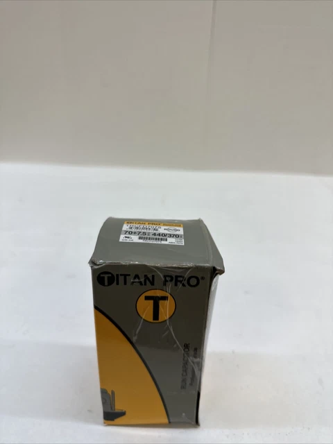 TitanPro TRCFD7075 HVAC Round Dual Motor Run Capacitor. 70/7.5 MFD/UF440/370