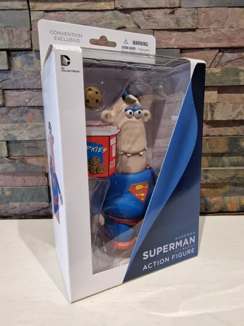 Aardman SUPERMAN FIGURINE - Classic Action Figure.  Exclusive - DC COLLECTIBLES.