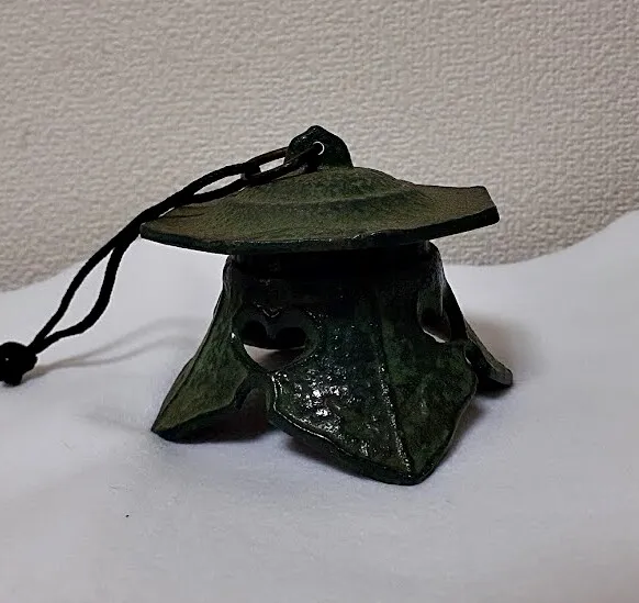 Antique cast iron Japanese small hanging lantern Lamp made in Japan