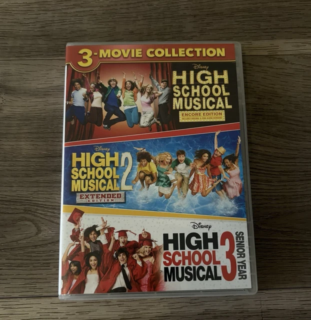 HIGH SCHOOL MUSICAL: 3-Movie Collection (DVD) Zac Efron Disney