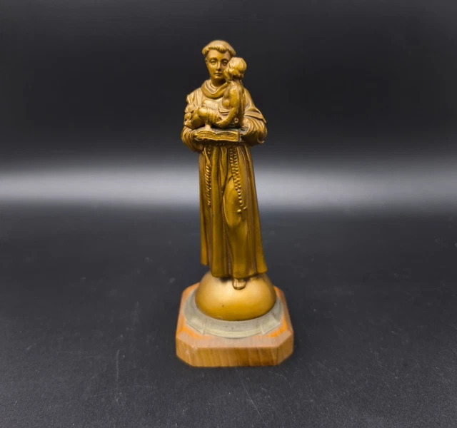 Statuette Religieuse Saint Antoine et l'enfant Jésus, Paben