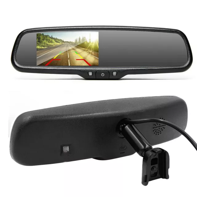 4.3" Car Rear View Mirror Monitor Backup Camera Parking Reverse OEM No1 Bracket