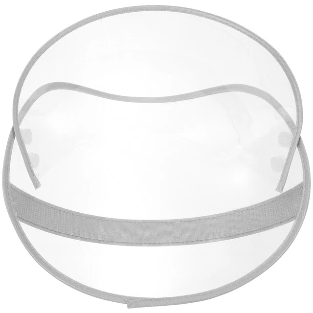 Poncho antipioggia protezione viso impermeabile tesa maschera rimovibile