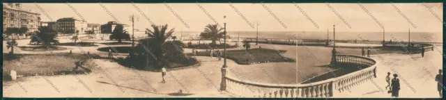 Livorno City Triple Panoramic Postcard QQ3609