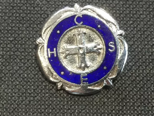 Vintage Enamel Badge Pin CHSE Confederation Health Service Employees Fattorini