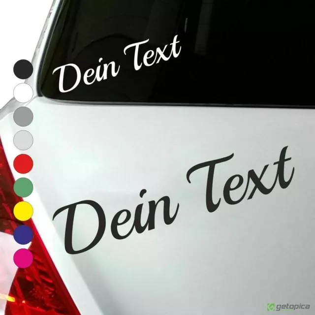 Dein Text Wunschtext Name Aufkleber Autoaufkleber Schriftzug Sticker max 20 cm