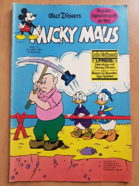 MICKY MAUS Nr.2 - 52 / 1966 mit GUTSCHEIN & SAMMELBILD zum AUSSUCHEN