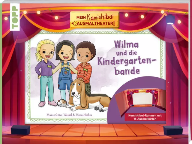 Mein Kamishibai Ausmaltheater. Wilma und die Kindergartenbande | 2023 | deutsch