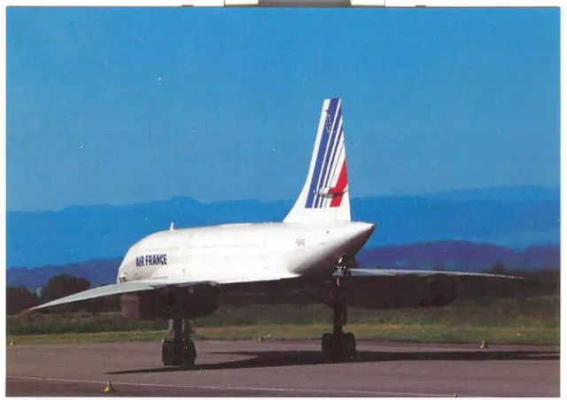 AIR FRANCE CONCORDE - Aviation Postcard Airlines-TAX-015