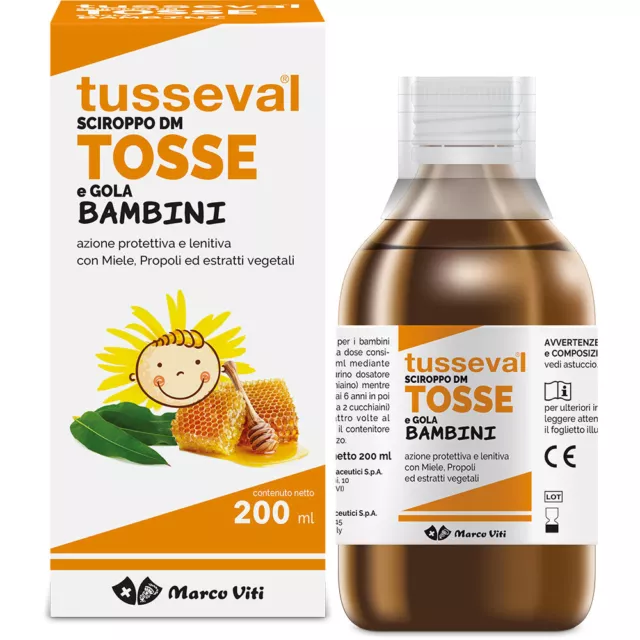 Tusseval Tosse Bambini Marco Viti Sciroppo 200ml 2