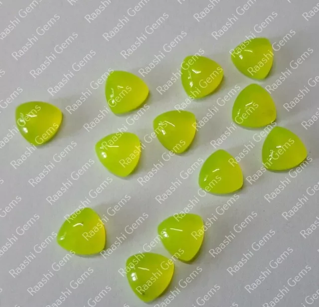 Natürlicher gelber Jade Billion Cabochon 5 mm bis 20 mm loser Edelstein