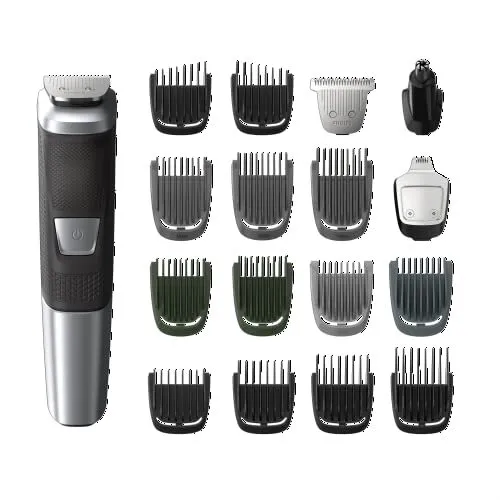 Philips Norelco Multigroomer All-in-One Trimmer Series 5000, 18 Piece Mens Black